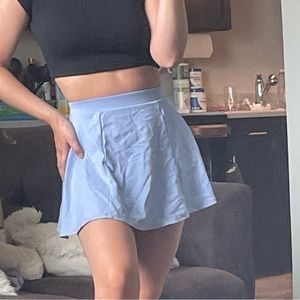 Blue skirt